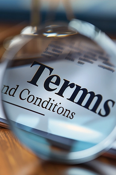 MC² Mobility Terms of use banner